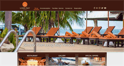Desktop Screenshot of longbay-resort.com